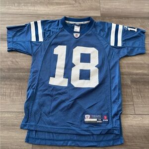 Indianapolis Colts Reebok NFL Football Jersey Payton Manning 18 Size M Youth